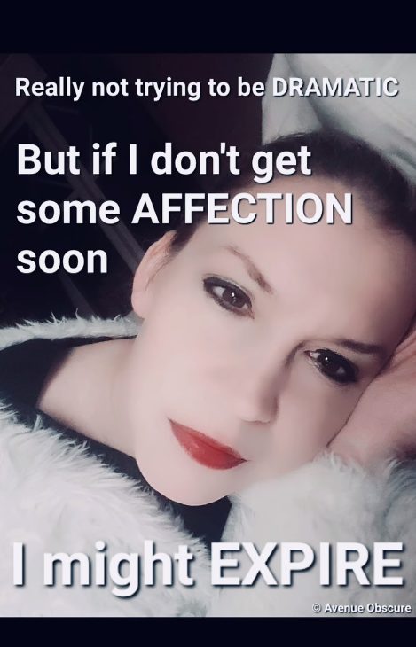 Really not trying to be dramatic